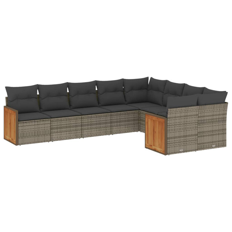 Ensemble de canapé de jardin Vidaxl