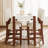 Counter Height Table, 47.5 Inch Faux Marble Finish Bar Dining Table, Modern Bar Tall Dining Table For Home Kitchen, Living Room, Balcony, Office