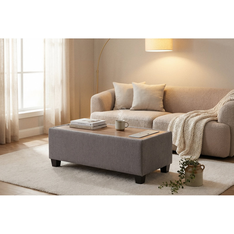 Console de rangement avec repose-pieds Madison
