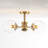 Aurellia 3 - Light White Globe Ribbed Glass Semi Flush Mount Ceiling Light-28004634