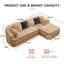 Canapé modulaire 106 po en tissu Teddy-2145230876-2145230878