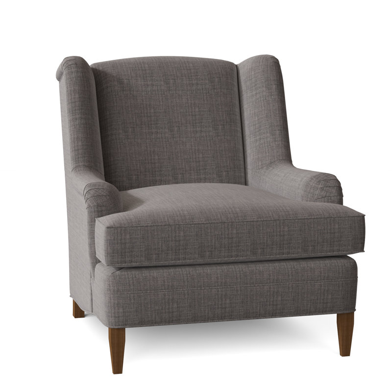 Savanah Wingback Chair, Gray