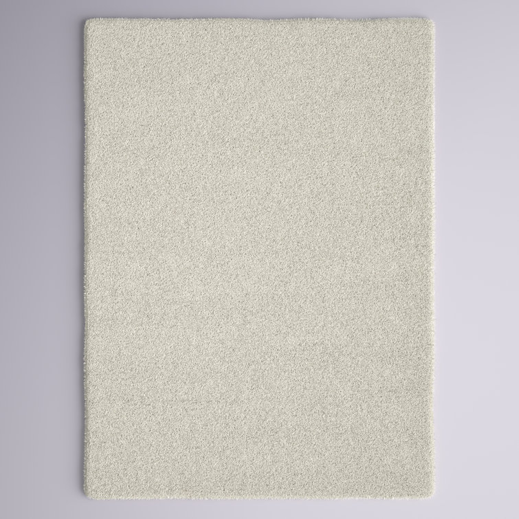 Tapis à poils longs blanc os Alasdair