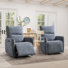 29.9" Wide Sleek Modern Upholstered Power Recliner Chair with USB & Type-C Ports (Set Of 2)