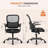 Game Chair, Ergonomic Mid-Back Mesh Rolling Work Swivel Task Chairs With Wheels, Comfortable Lumbar Support-101927705-101927706