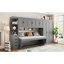 Lit escamotable simple avec armoire murale, armoire et bureau-1064172801