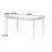 Jhaniah small household rectangular dining table