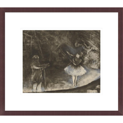 «The Ballet Master» par Edgar Degas, impression giclée encadrée