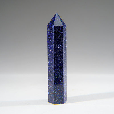 Purple Goldstone Abstract Crystal