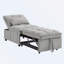 Convertible Chaise Lounge with Adjustable Backrest and Pillows-948558749