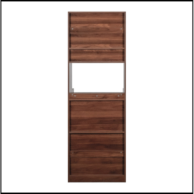 Armoire de cuisine avec support pour micro-ondes
