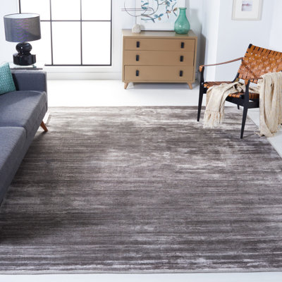 Mcelroy Hand-Knotted Area Rug in Graphite