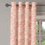 Rideau à œillets décoratif à 2 panneaux East Urban Home Camouflage, 50 po, saumon pêche-106380401