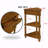 Deshay Wood Storage  Corner Table with Drawers and  Shelves-85548184