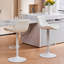 Swivel Upholstered Adjustable Height Counter Stool with Metal Frame-1816296421-1816296427