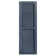 Straight Top Open Louvre Shutters Pair