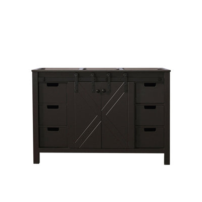 Meuble-lavabo brun 48 po X P 22 po D