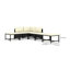 Ensemble modulaire de patio de 23,6 po de large avec coussins Ristro-279515039-279515040