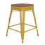 Tabouret de comptoir sans dossier intérieur / extérieur Briahnna-1422314969-1422314960
