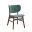 Ensemble de 2 chaises d'appoint Bevis Green
