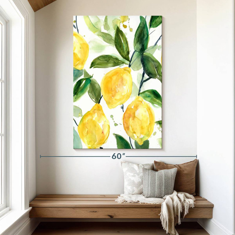 Yarlin Lemony Branch II, 51" H x 34" W