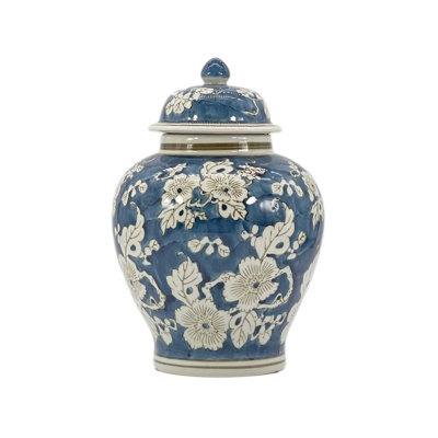 Pot floral chinoiserie floral