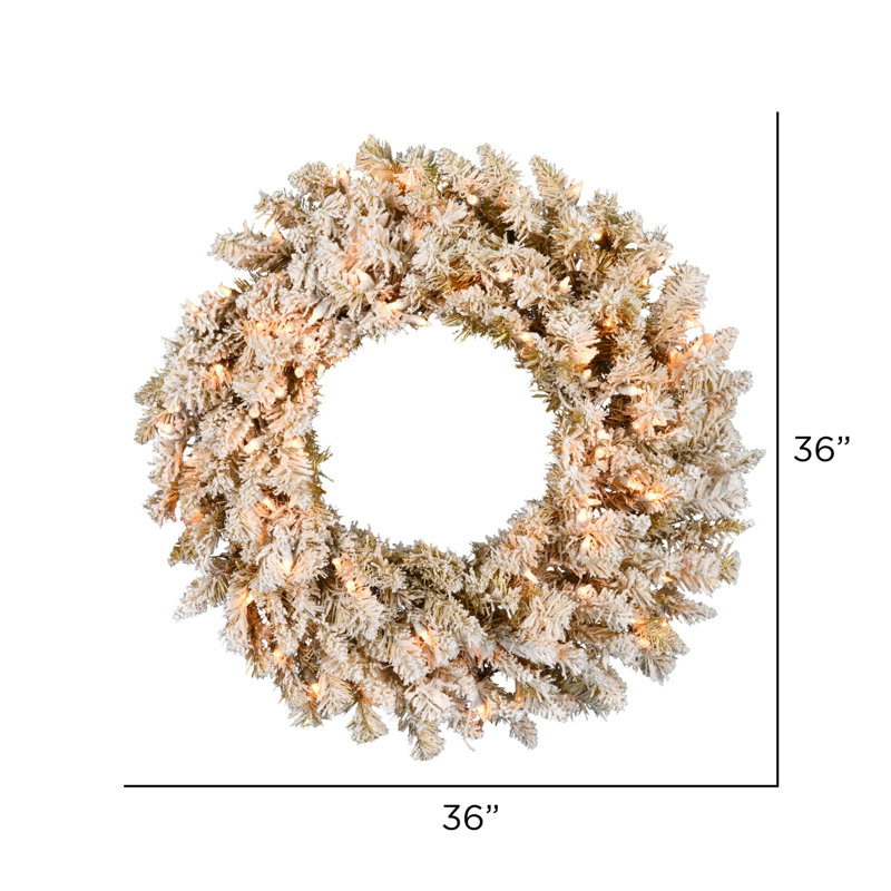 36 " Pre-Lit Wreath