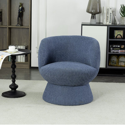 Fauteuil demi-tonneau pivotant de 28,5 po Joclyn