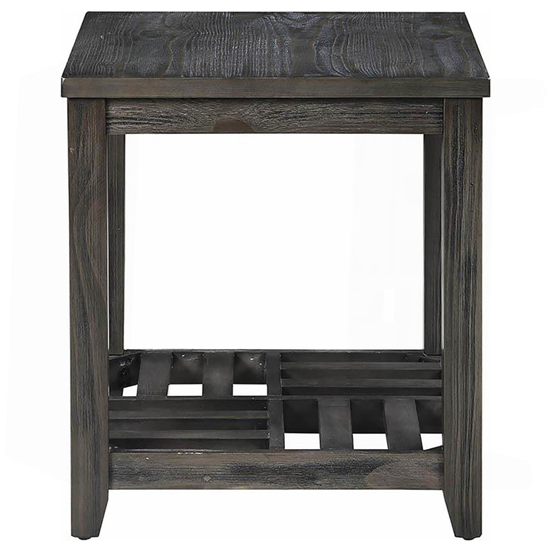 Table rectangulaire grise_Table basse
