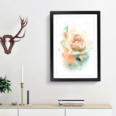 Floral Art in Abstract - Picture Frame Graphic Art Print