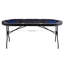 Table de poker pliable bleue VEVOR-98202147