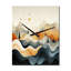 Horloge murale sarcelle orange-1221627885