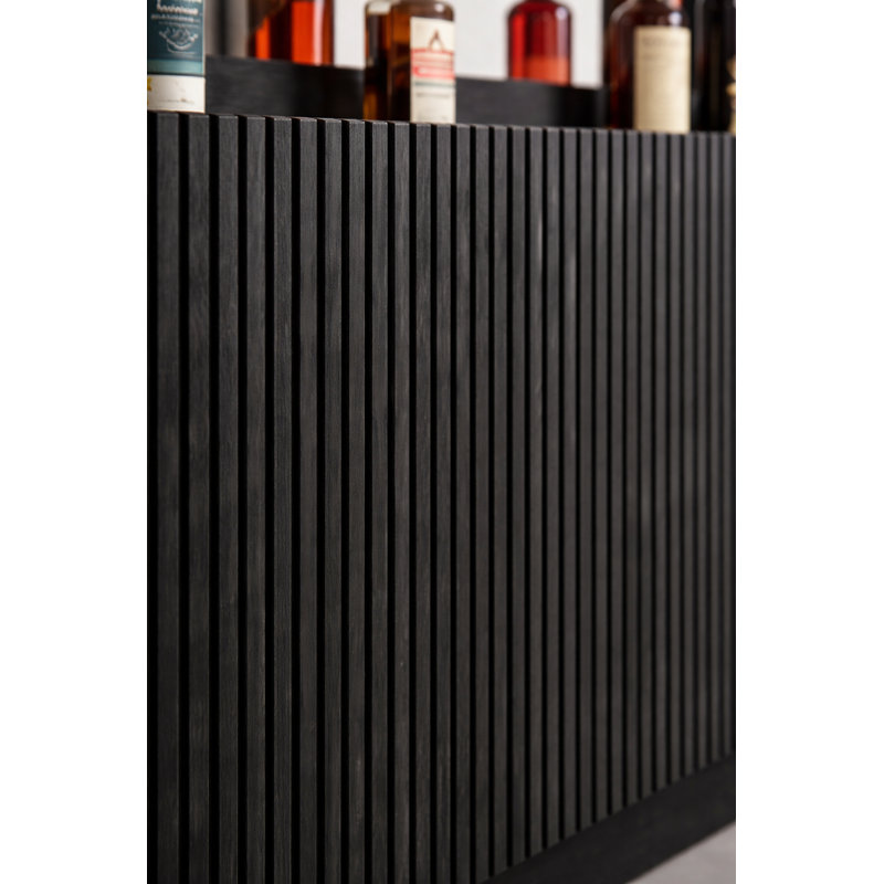 Barre arrière Prohibition Series - Noyer By RAM Game Room By RAM Game Room, Noir, noir, noir, noir