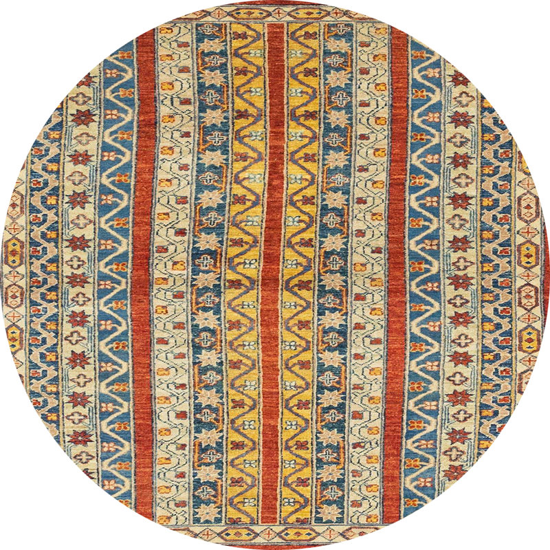 Abstract Indoor Rug, Round 3'