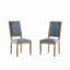 Chaises de salle à manger style champêtre français, ensemble de 2-114326732