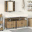  Bathroom Vanity Units With Shelf 3 Pcs 80 X 30 X 60 Cm-1194825142