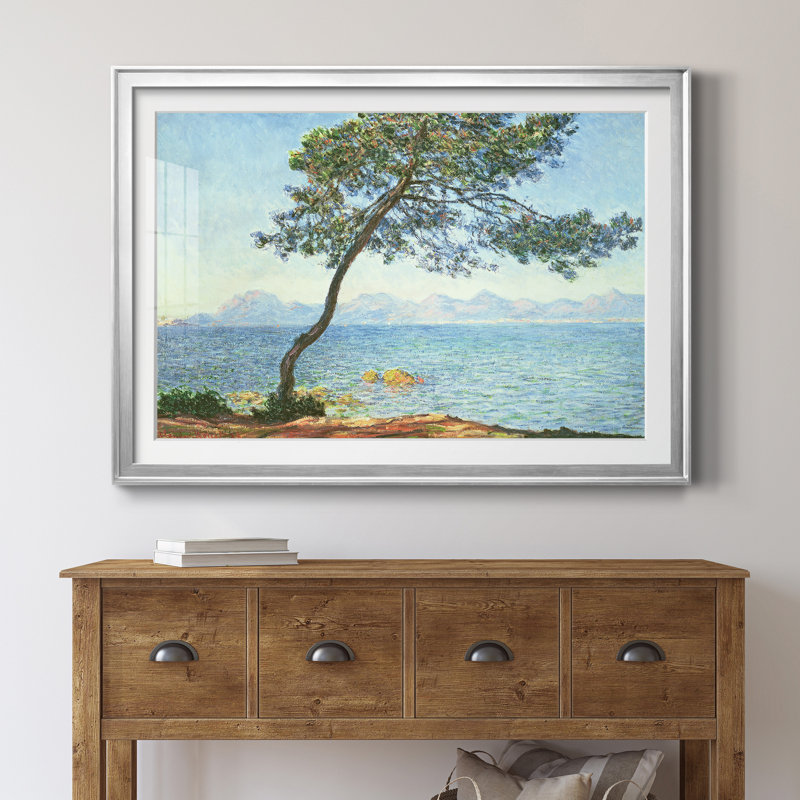 Estérel - Reproduction d'art sur papier encadrée, Argent, H 30,5 po x l 42,5 po x P 1,5 po