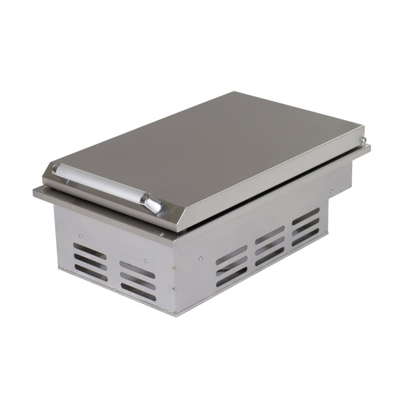 21.85'' Stainless Steel Grade 304 Stainless Steel Drop-In Side Burner