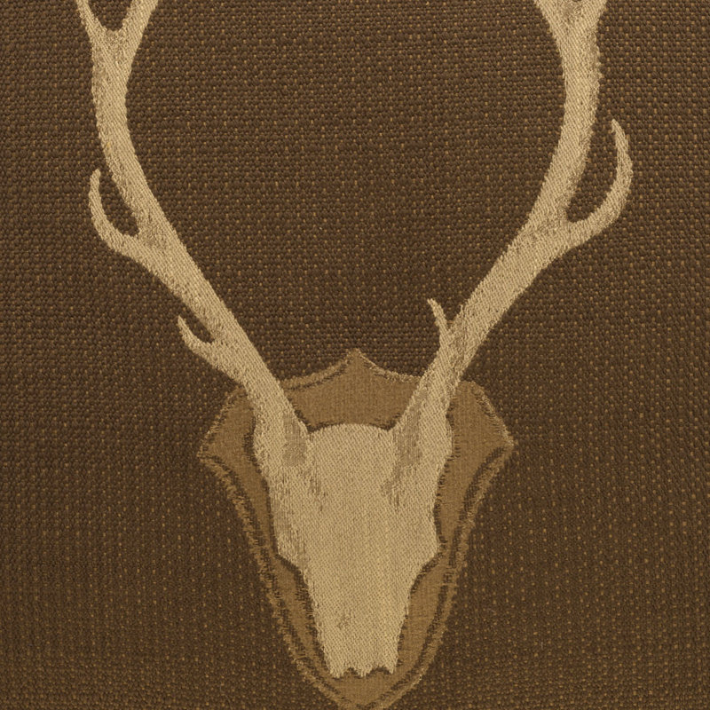 Uncle Buck Square Pillow Cover & Insert, Brown, 36"H x 36"W