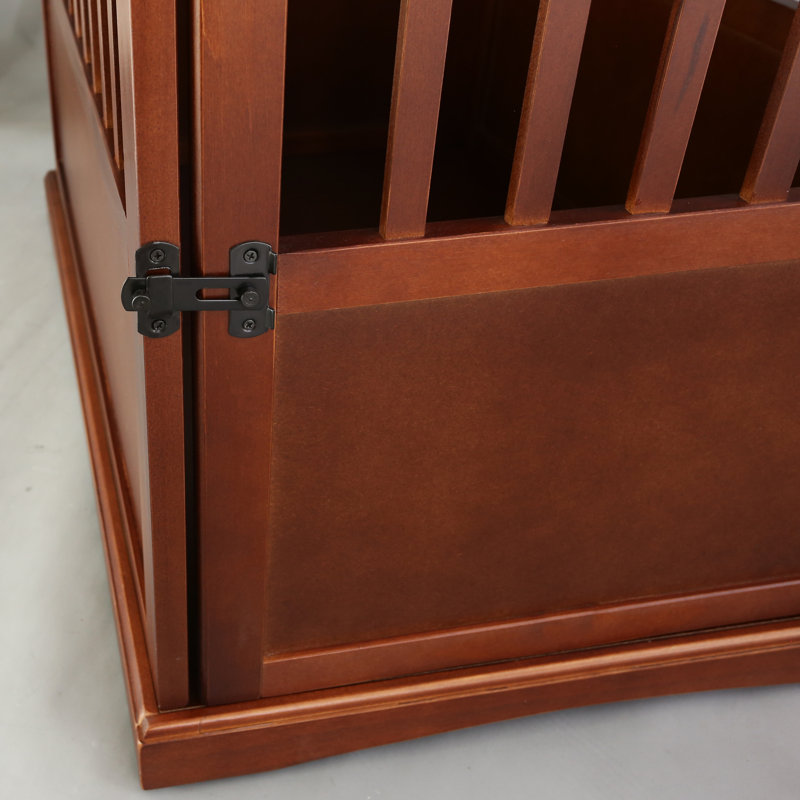 Cage pour animaux Mendosa, Grande (H 29,25 po x l 24 po x P 36,5 po), Noyer