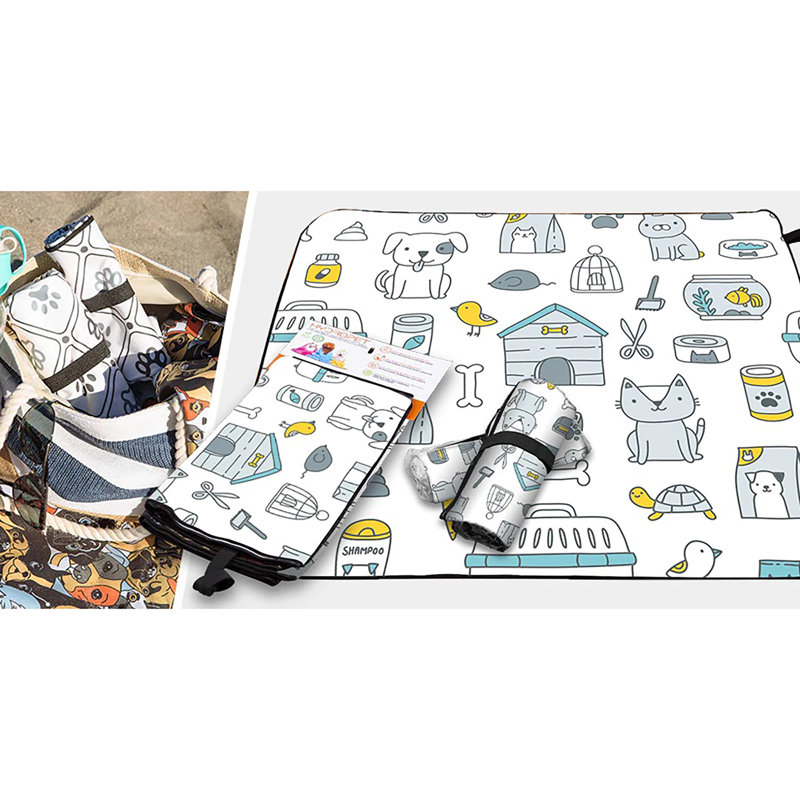 Outdoor Cotton Blend Pet Blanket, 30 x 29