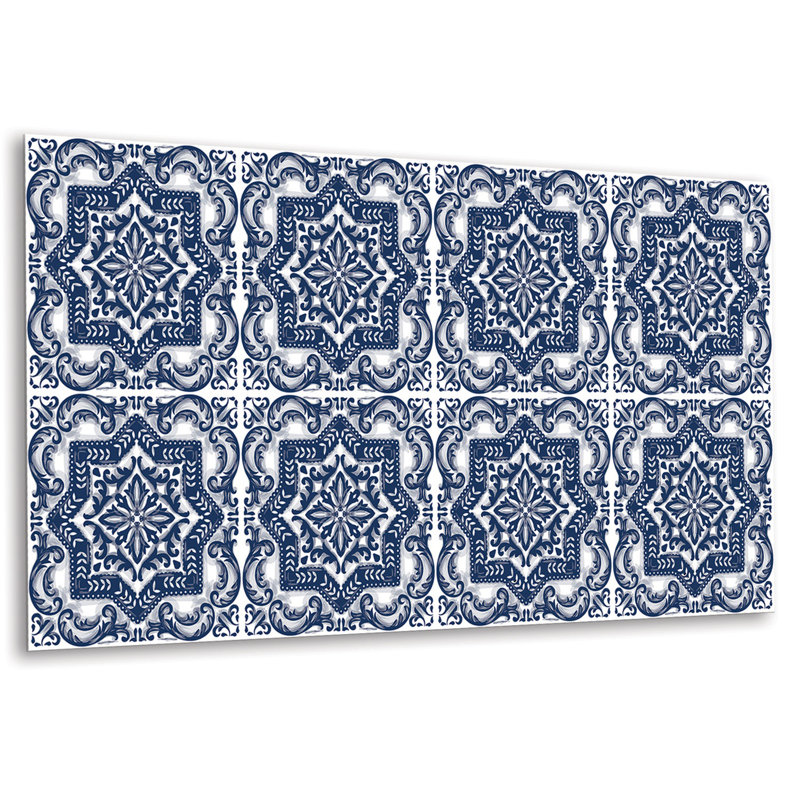 Wall Tiles Self Adhesive Vinyl Splashback Wall Stickers 39,37x19,68 Inch Sticker Tile Peel and Stick