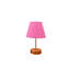 Lampe de table élégante avec pied en métal, rose et or rose | 14,6 po de hauteur totale, 7,9 po de diamètre inférieur, 5,3 po de diamètre supérieur | Douille E27 (60 W maximum), câble de 59 po avec interrupteur marche / arrêt | Certifié CE, parfait pour la maison et le bureau-1423980751-1522339718