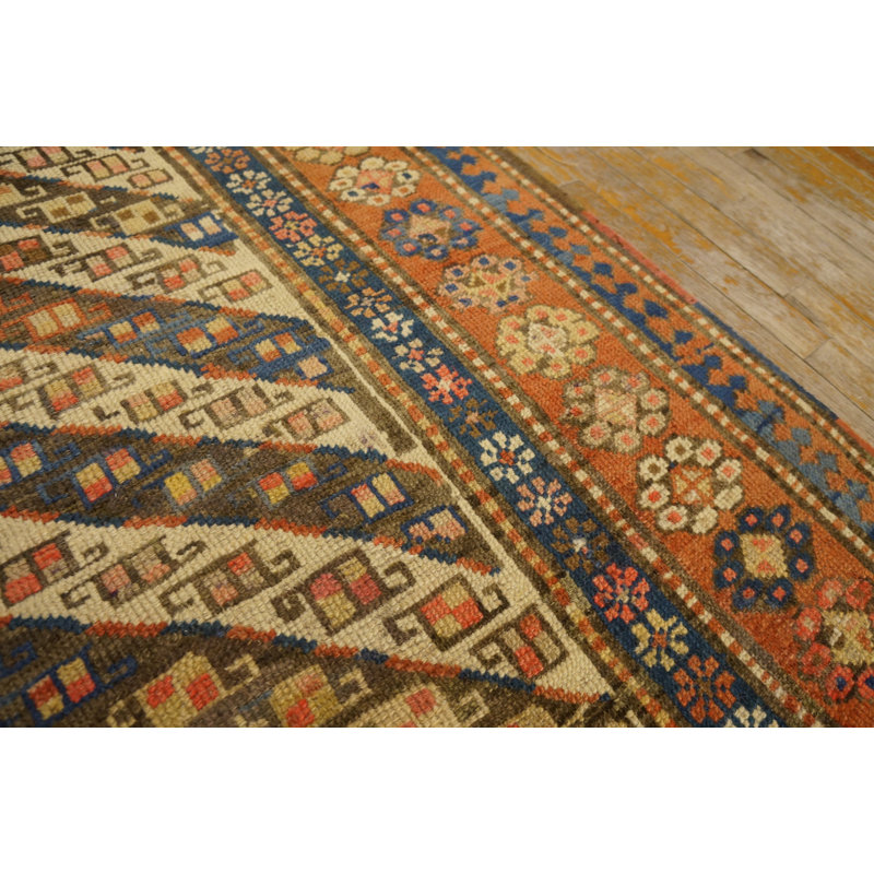 Hand Knotted Wool Geometric Area Rug