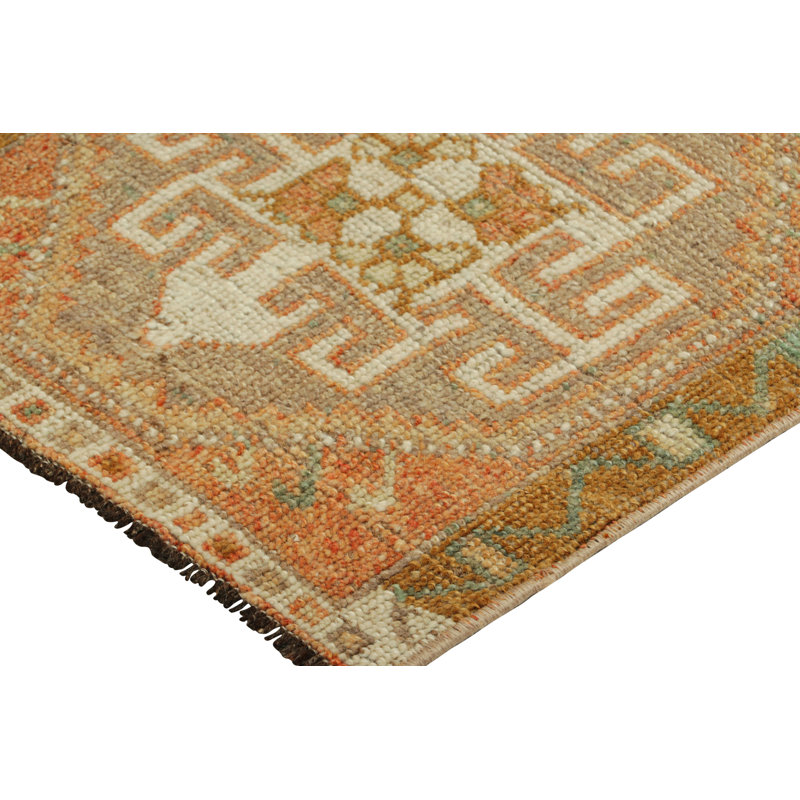 Hand Knotted Wool Area Rug