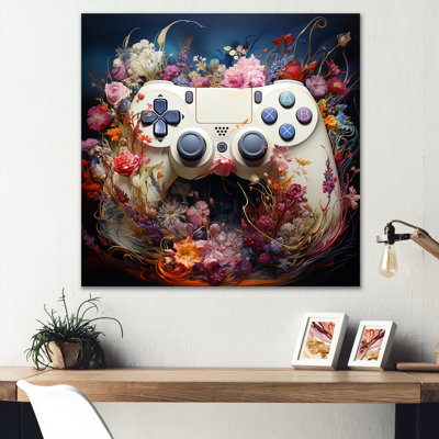 Bloom Video Games Controller - Video Games Wall Art