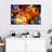 Abstract Stained Glass Canvas Print-44521387
