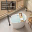 Baignoire de trempage autoportante en acrylique 47 po