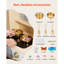 Play Kitchen for Kids, Wooden, Kids Kitchen Playset with Realistic Lights & Sounds, Food & Cookware, Modern Style Pretend Play Toy Set, Ice Maker, Microwave, for Toddlers, Ages 3-8