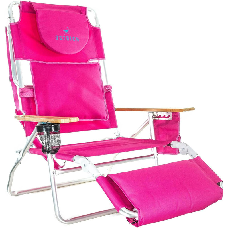 Chaise de plage Thaden, Rose